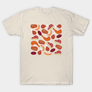 Meat Pattern T-Shirt